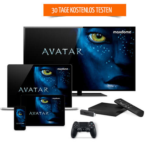 maxdome Darstellung