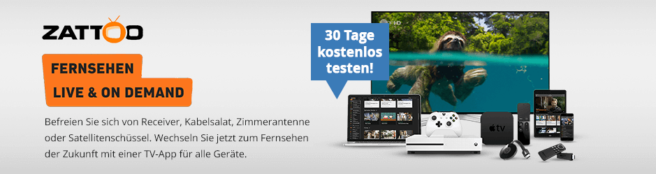 Zattoo Fernsehen live und on demand Zattoo