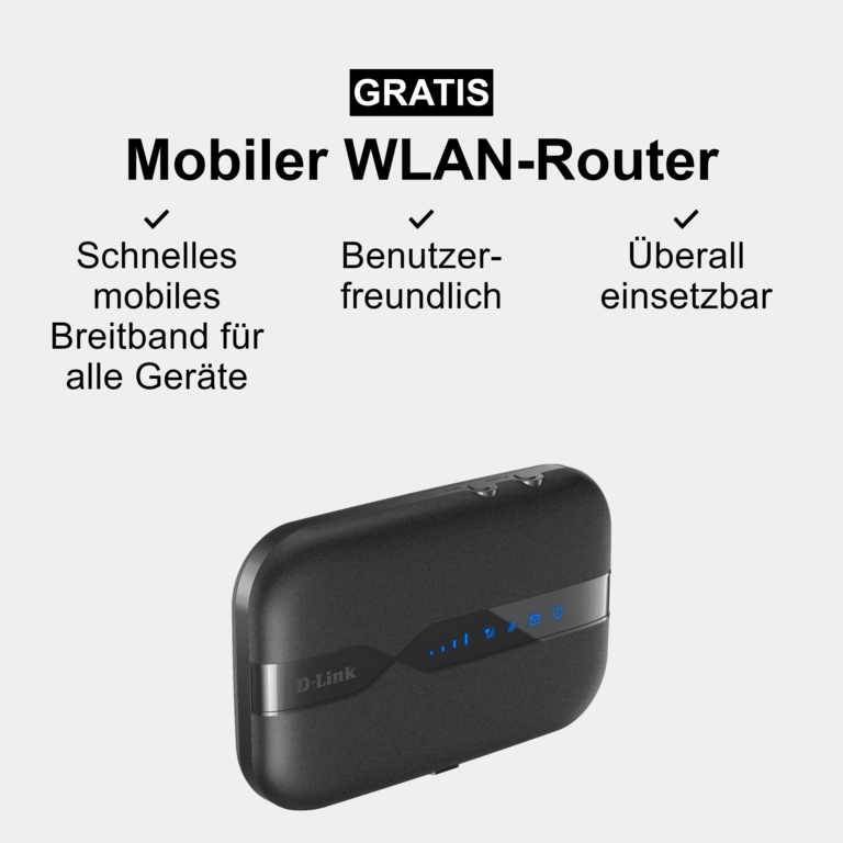 Mobiler WLAN-Router GRATIS