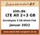 Günstigste 5 GB Allnet Flat - allnet-flat-vergleich-24.de