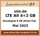 Günstigste 6 GB Allnet Flat - allnet-flat-vergleich-24.de