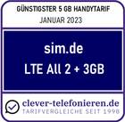 Günstigster 5 GB Handytarif - clever-telefonieren.de