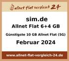 Günstigste 10 GB Allnet Flat - allnet-flat-vergleich-24.de